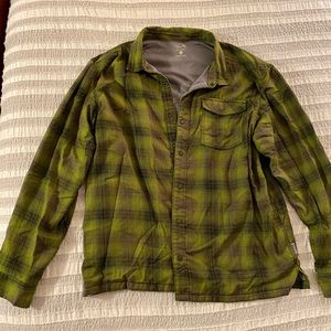 Men’s Mountain Hard Wear Fleece Lined Flannel Large